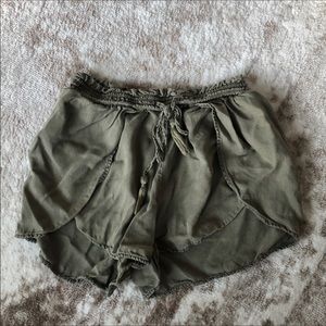Green shorts